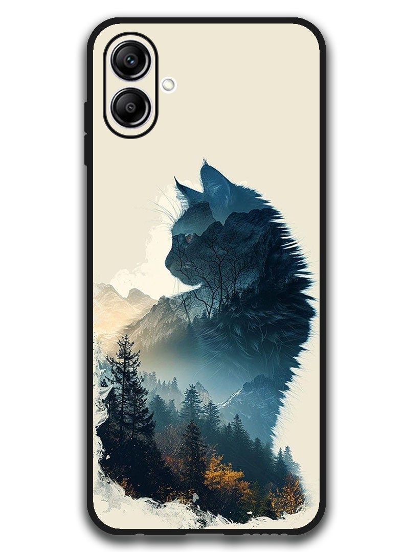 Theodor Case Compatible with Samsung Galaxy A07 6.7 Inch Protection Shockproof Bumper Cover Cat Nature - Image 1